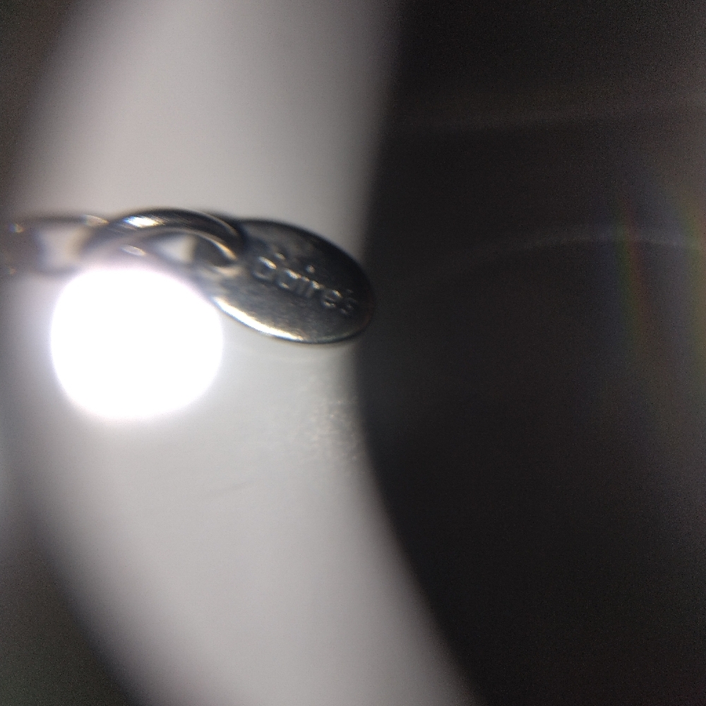 NEW UV Blacklight PINK BLACK Spikey HEART necklace from Claire's Y2K - Picture 8 of 10